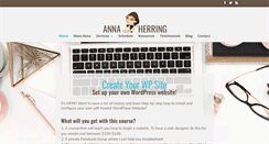 Desktop Screenshot of annaherring.com