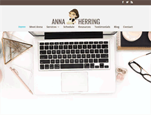 Tablet Screenshot of annaherring.com